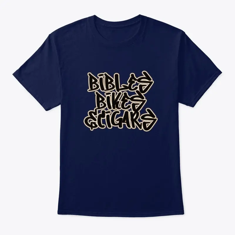 Bibles, Bikes & Cigars Logo Tee